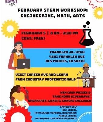 Free STEAM Event For Students On Saturday February 5th
