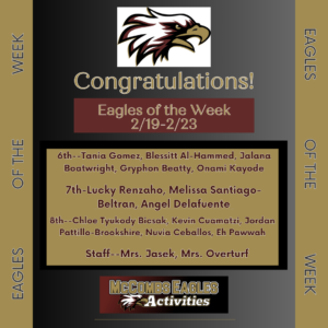 Eagles of the Week (4)
