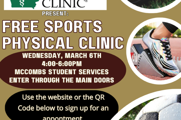 McCombs Hosts FREE Sports Physical Clinic on 3/6