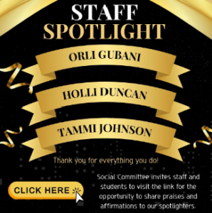 Staff Spotlight 10 28