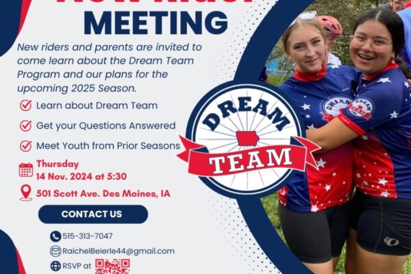 Dream Team Youth Mentoring Opportunity on 11/14