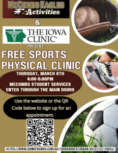 McCombs Sports Physical Clinic Flyer (2)